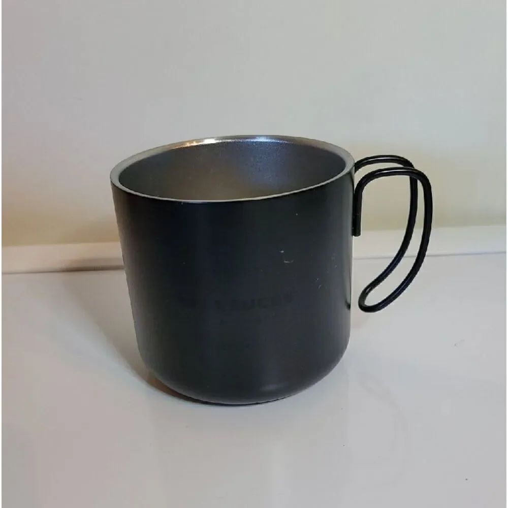 Starbucks 12oz Seattle, WA Black Stainless Steel Cup